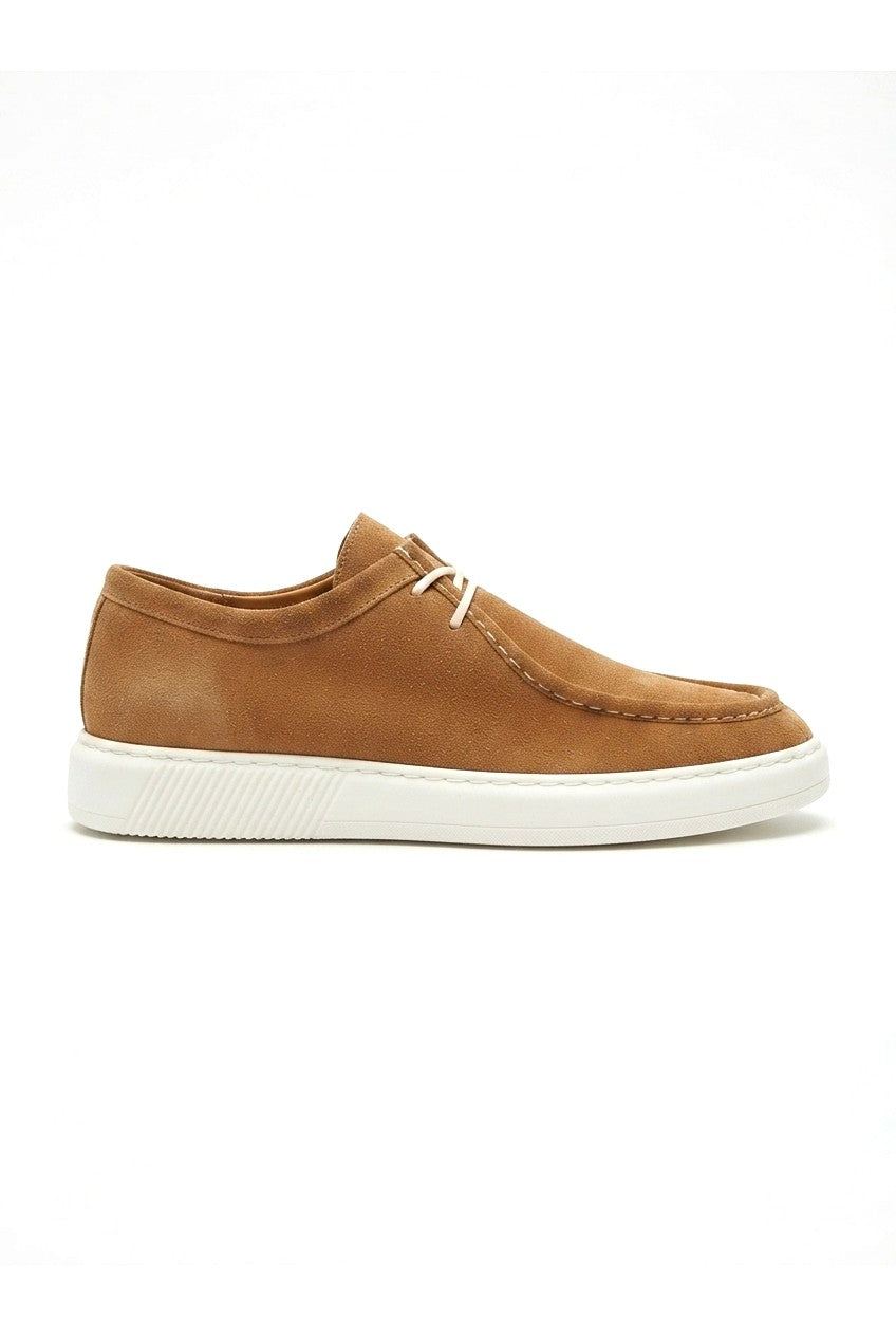 ZRJ170 High-Quality Lace-Up Casual Men's Classic Shoes - Tan Suede