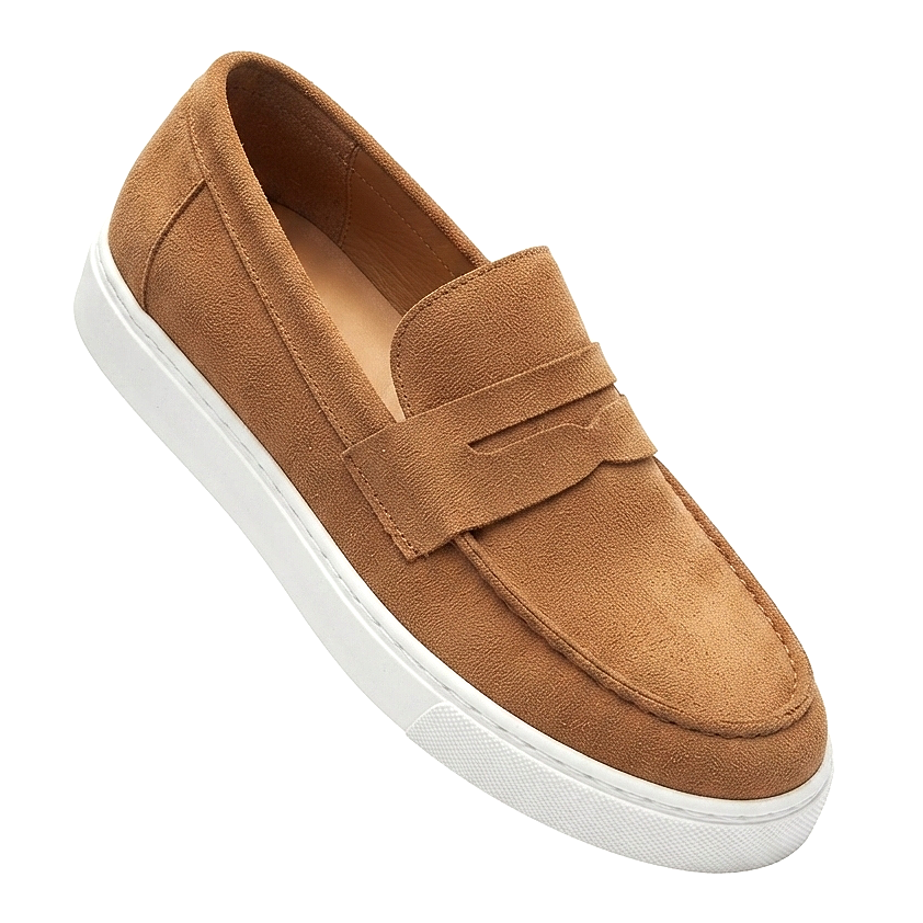 JY180 Estilo X Laceless Suede Men's Casual Sports Classic Shoes - Tan