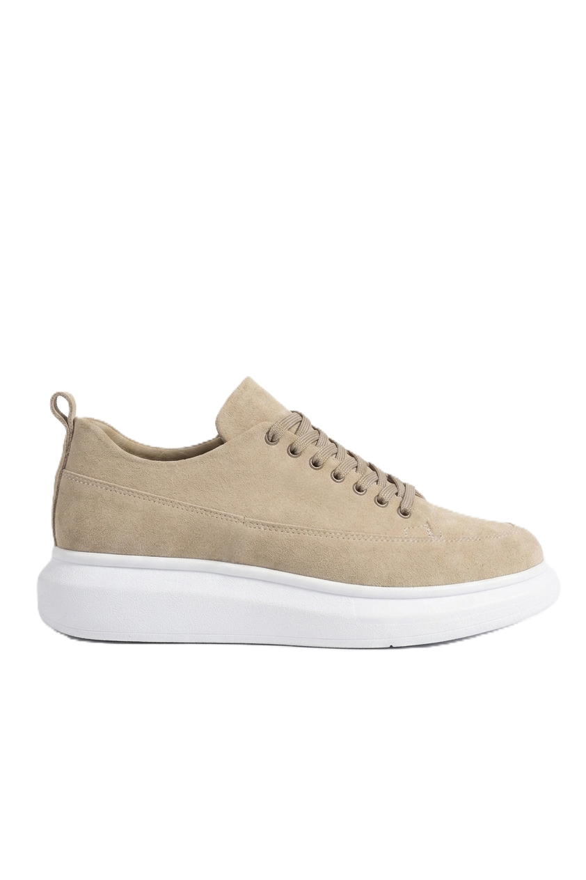 Axel Yüksek Kalite Alexander Model Erkek Günlük Sneaker Süet Krem