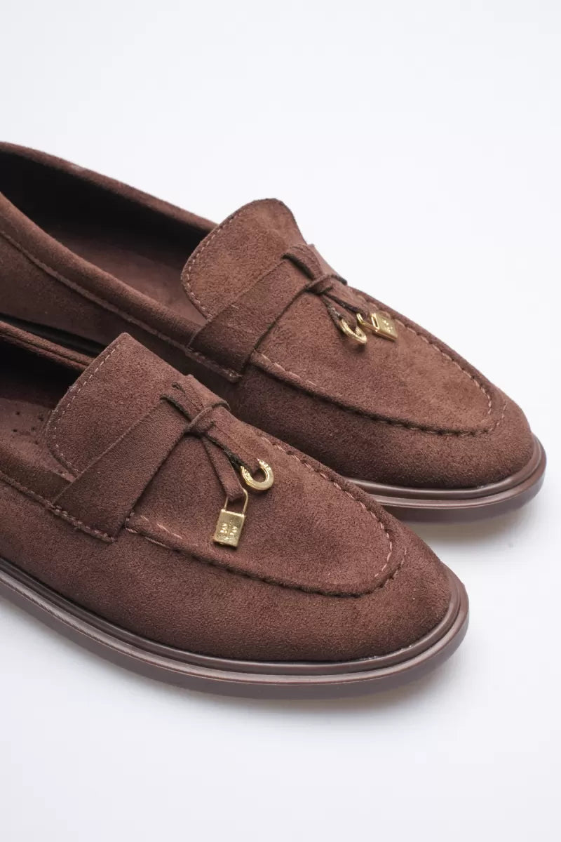 Braga Premium Günlük Acı Kahve Süet Loafer