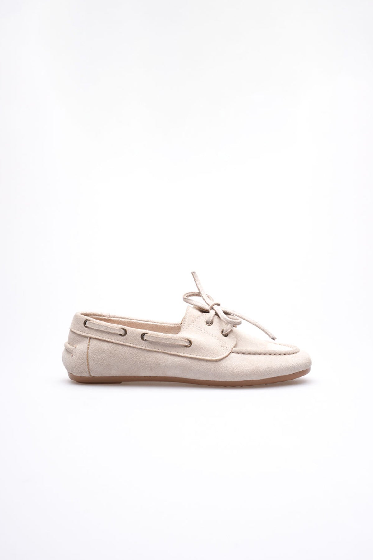 Sorrento Premium Bej Günlük Süet Loafer