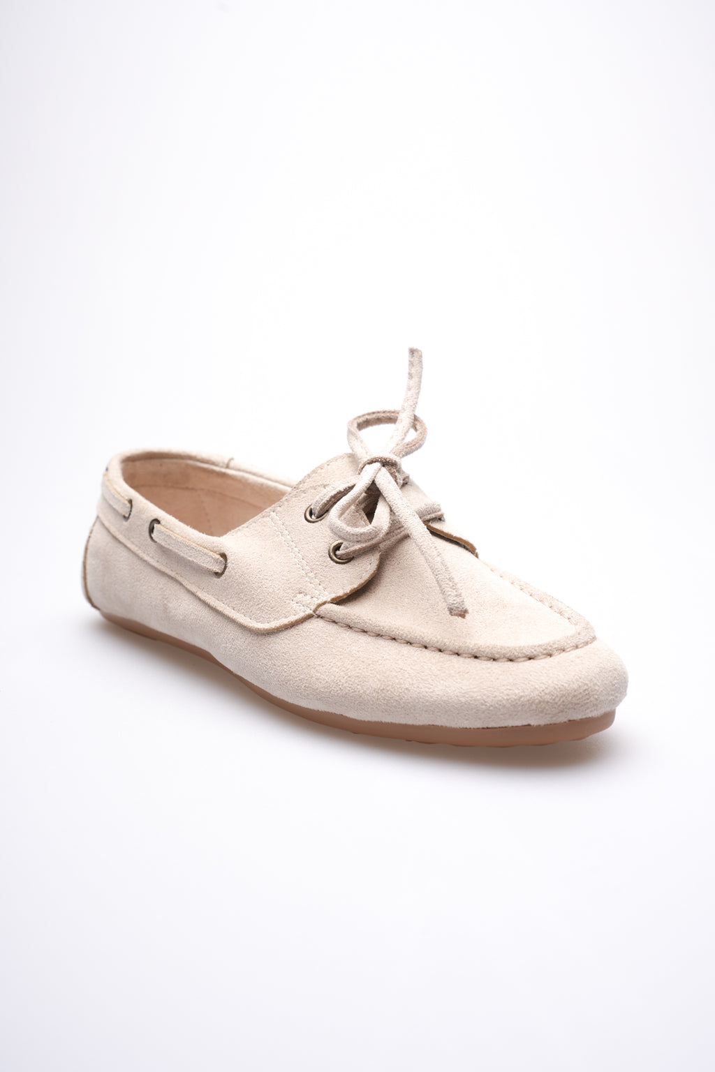 Sorrento Premium Bej Günlük Süet Loafer