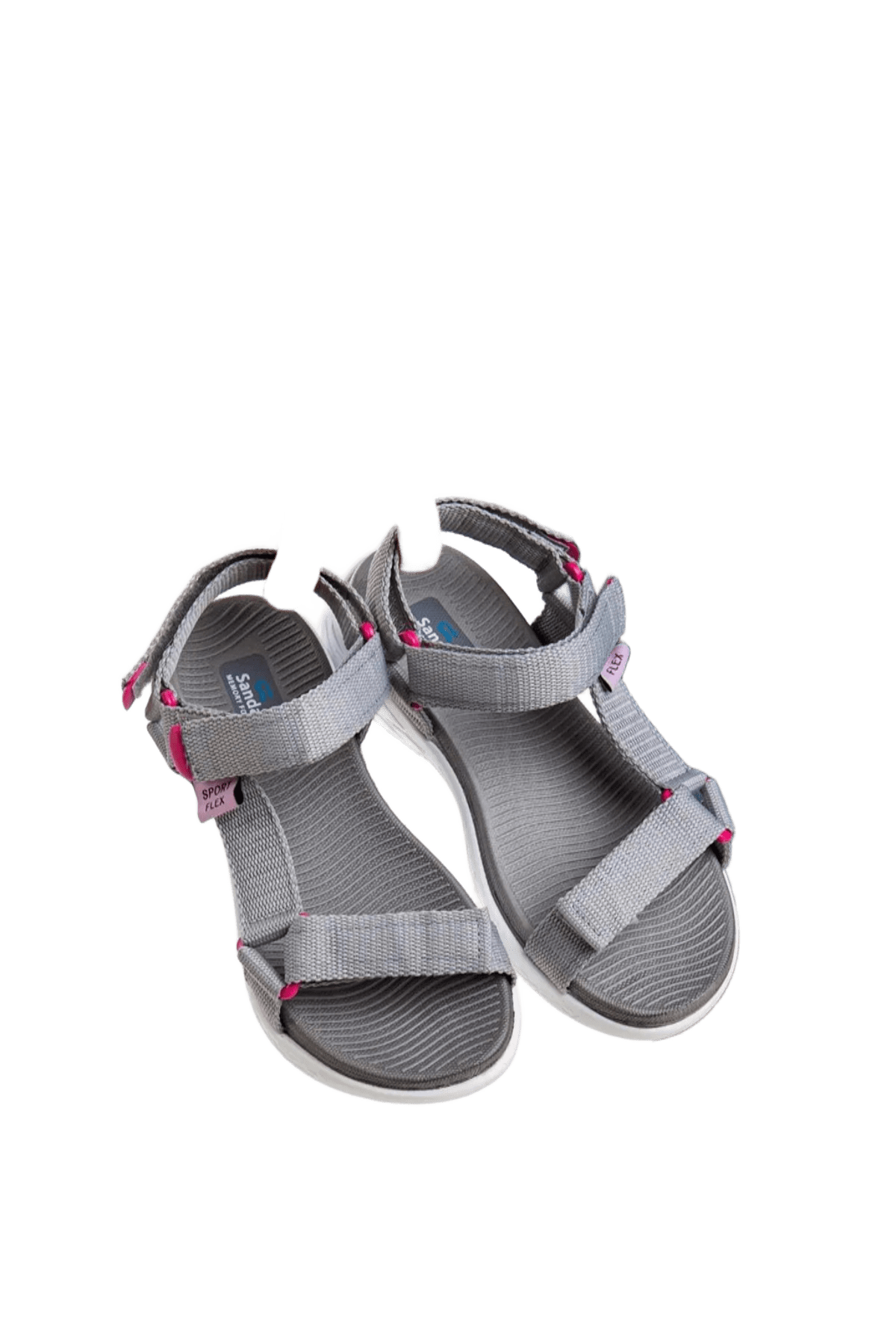 Sandals Comfortable Sole Velcro Daily Women's Sports Gray Sandals