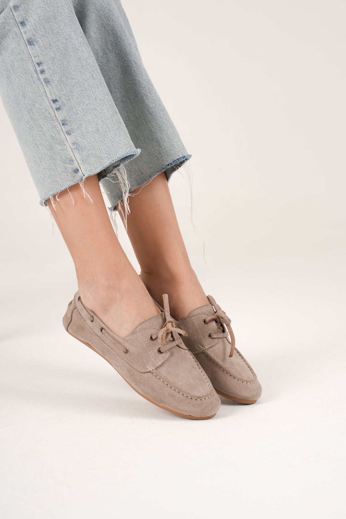 Sorrento Premium Vizon Günlük Süet Loafer