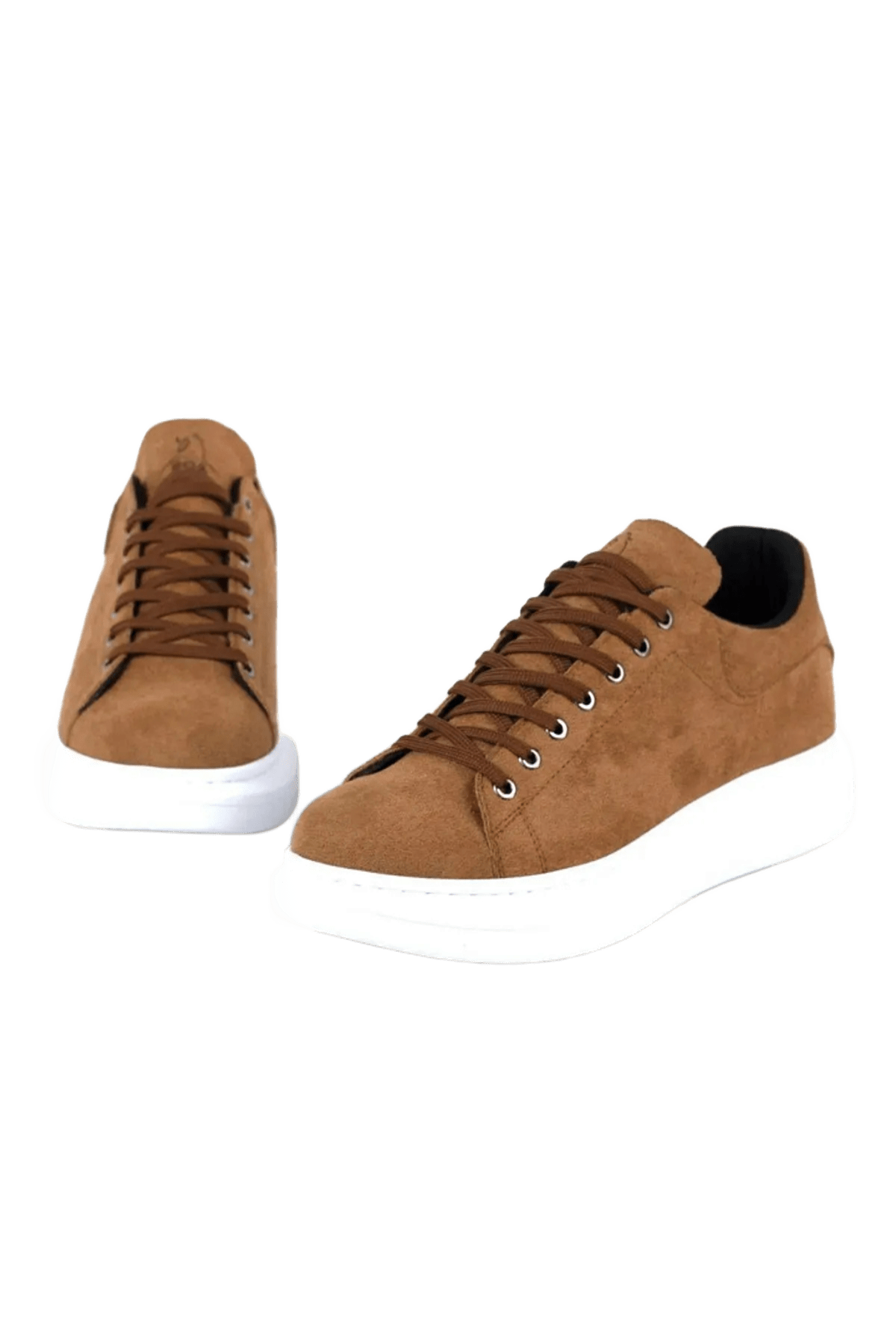 Bull Bağcıklı Tarz Erkek Rahat Taba Süet Sneaker