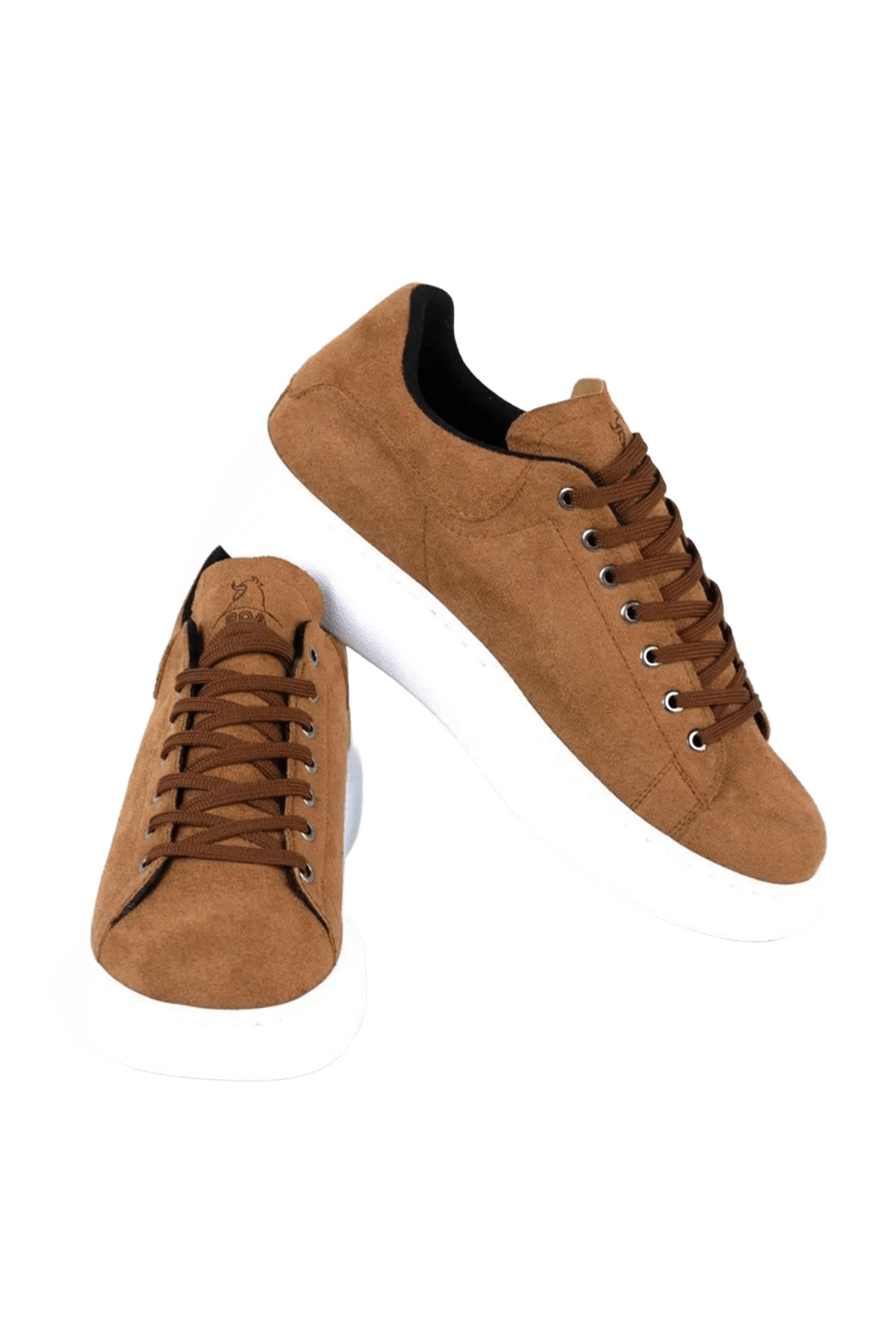 Bull Bağcıklı Tarz Erkek Rahat Taba Süet Sneaker