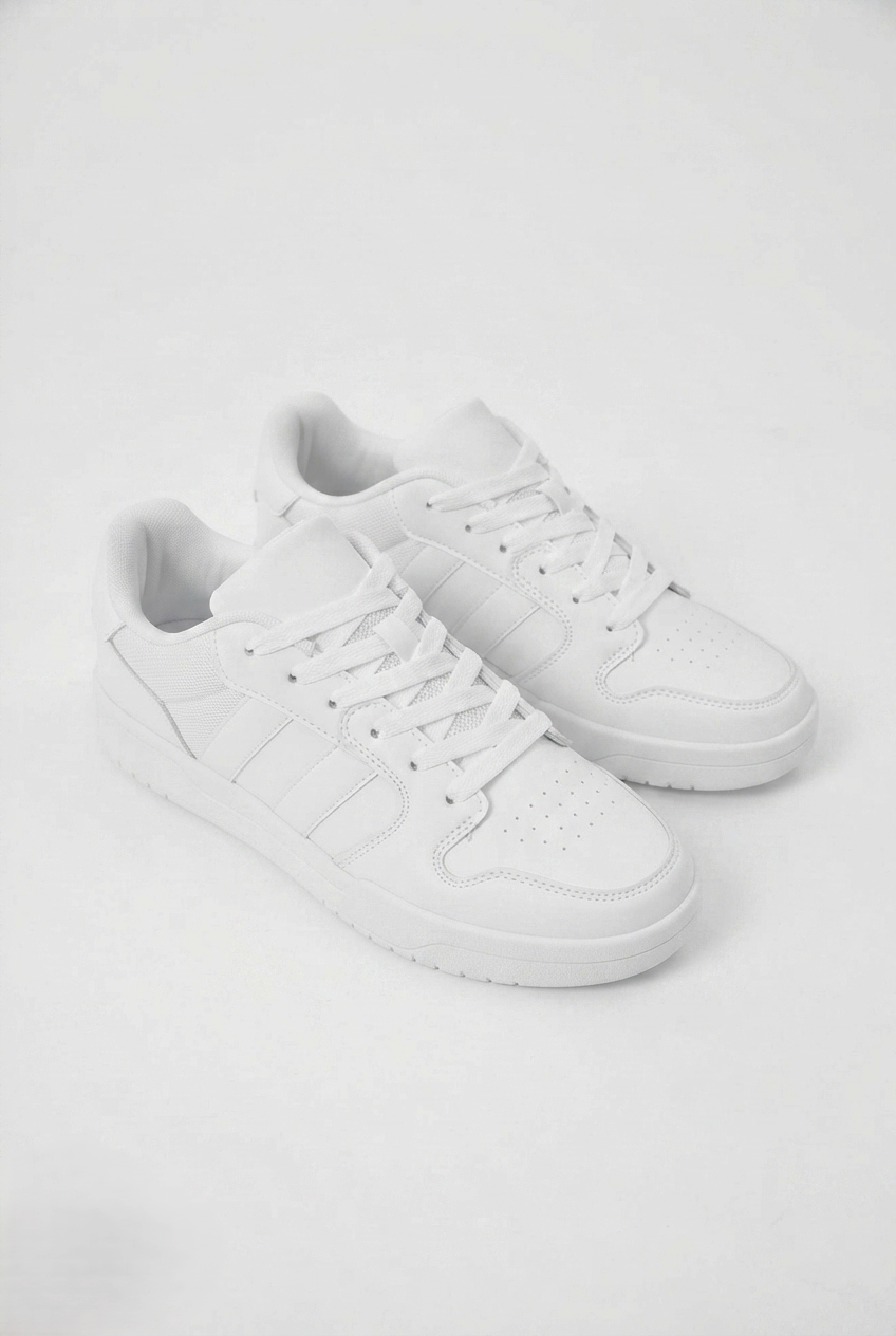 ZRK-X013 Exclusive Beyaz Günlük Erkek Bağcıklı Sneaker