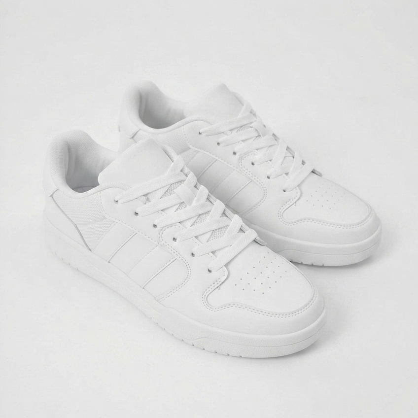ZRK-X013 Exclusive Beyaz Günlük Erkek Bağcıklı Sneaker