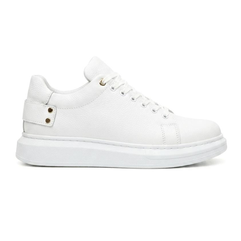 ZRK-X047 Premium Yüksek Kalite Kalın Taban Beyaz Günlük Erkek Sneaker