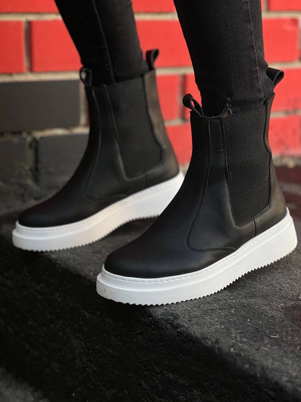 ZRK-0992 Premium Siyah Lastikli Erkek Bot