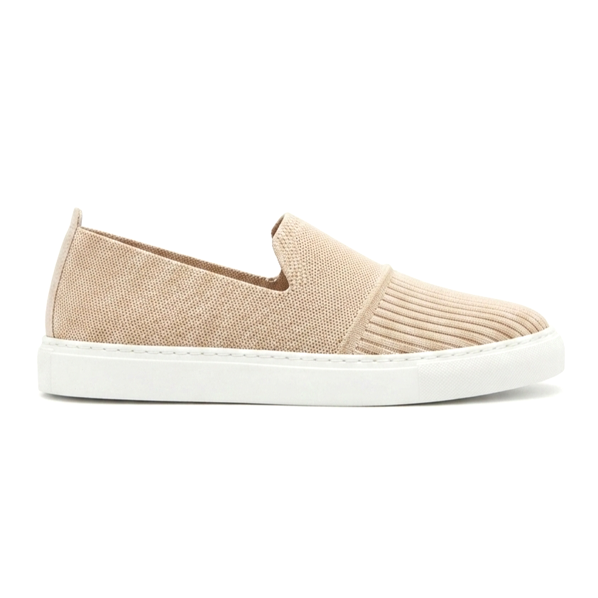 ZRK-114 Premium Bej Triko Nefes Alan Ortopedik Bağcıksız Erkek Espadril