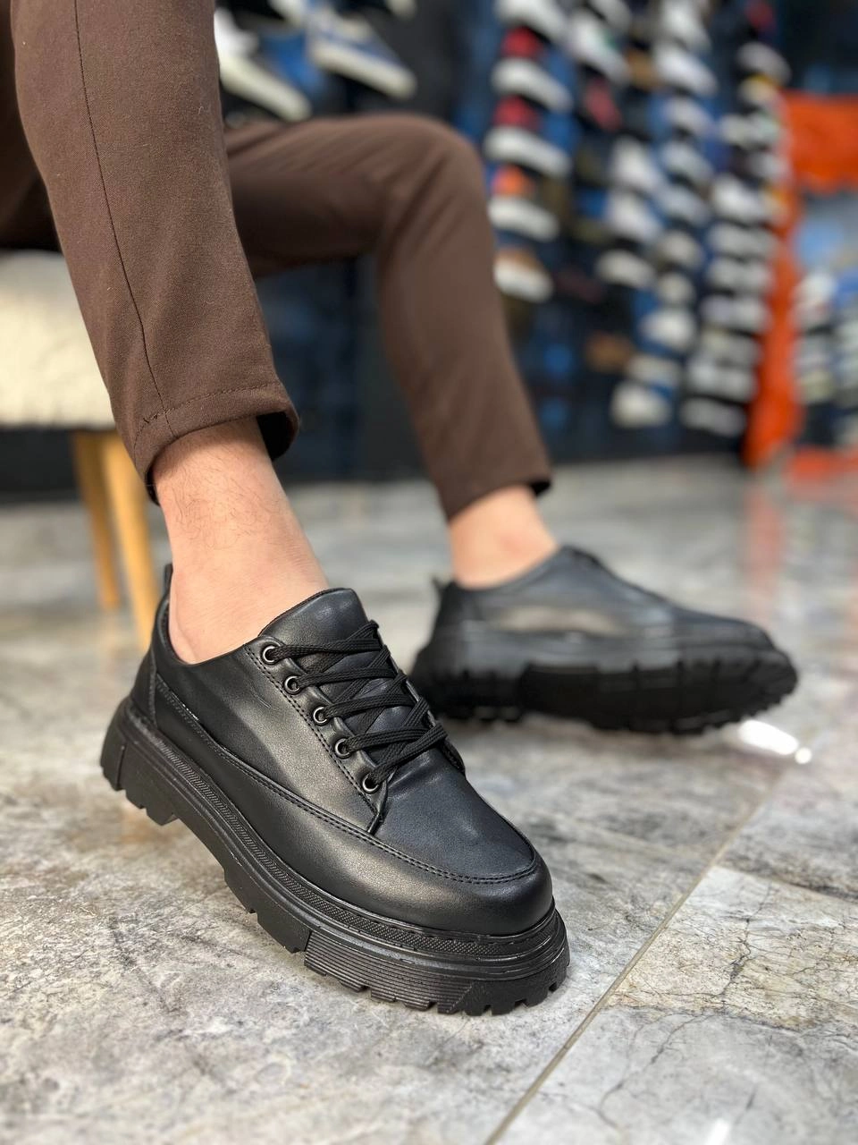 ZRK-702 Premium Siyah Günlük Erkek Casual Sneaker