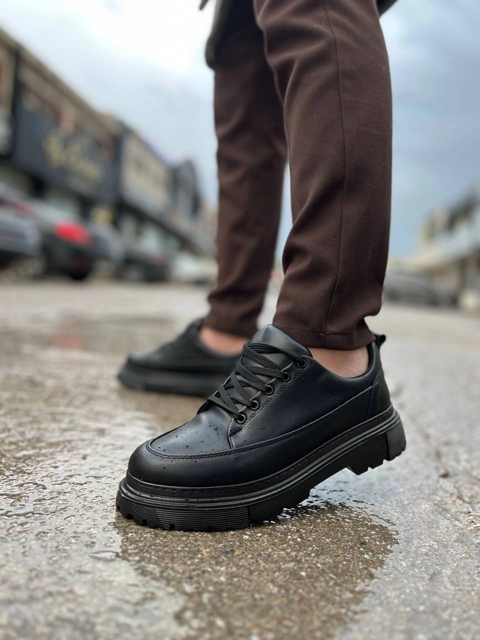 ZRK-702 Premium Siyah Günlük Erkek Casual Sneaker