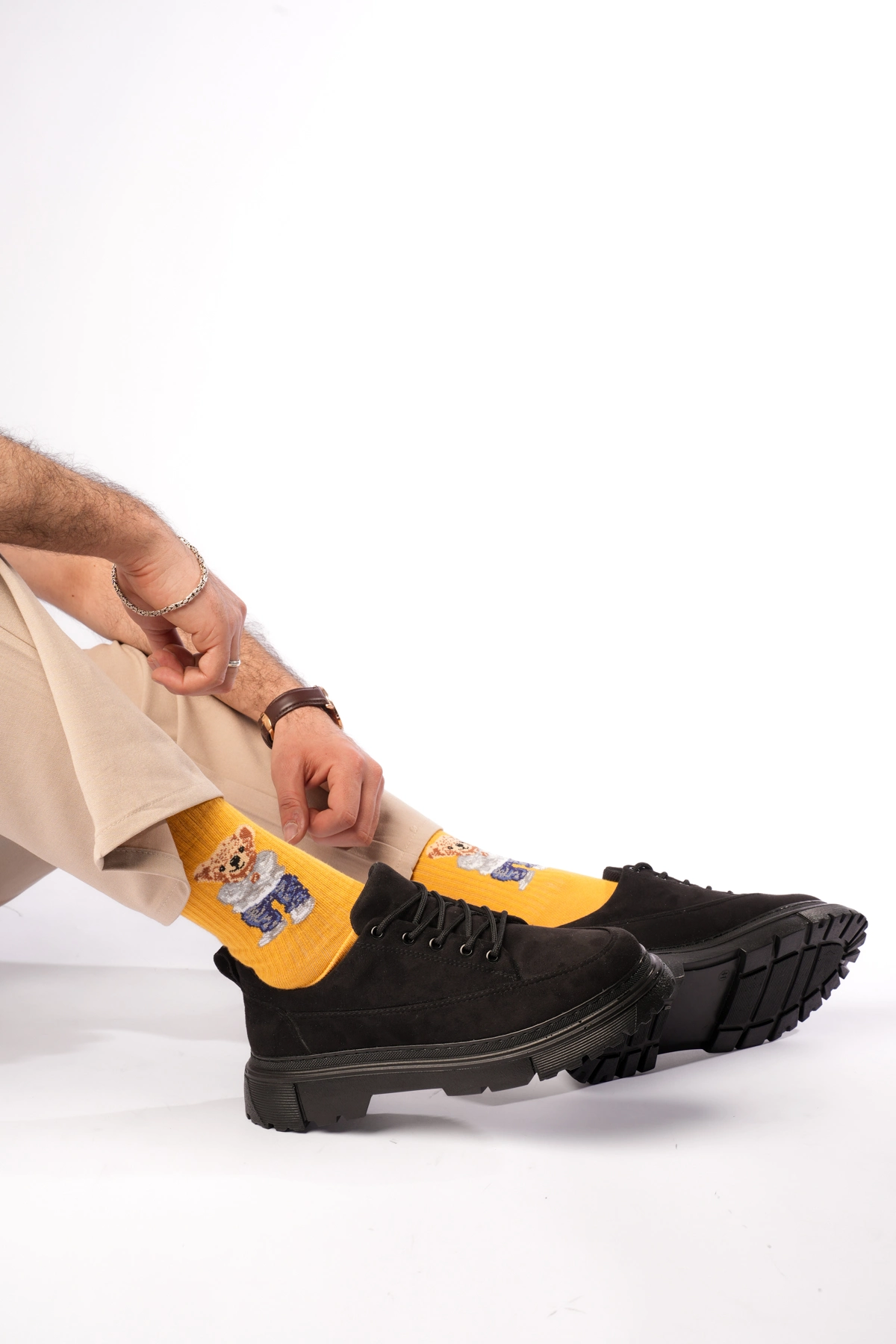 ZRK-702 Premium Siyah Süet Günlük Erkek Casual Sneaker