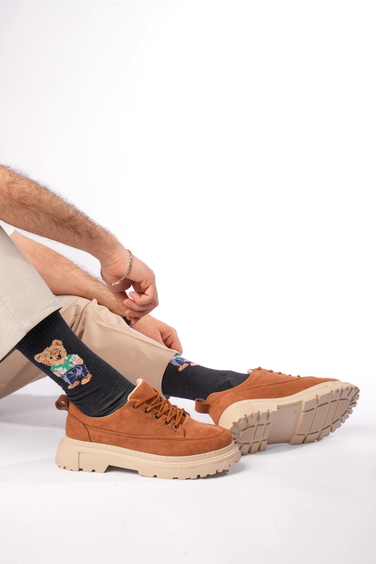 ZRK-702 Premium Taba Süet Günlük Erkek Casual Sneaker