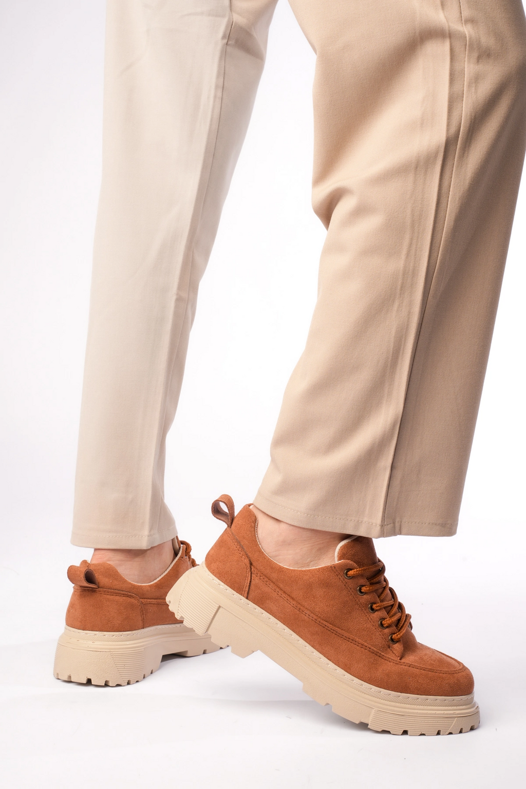 ZRK-702 Premium Taba Süet Günlük Erkek Casual Sneaker