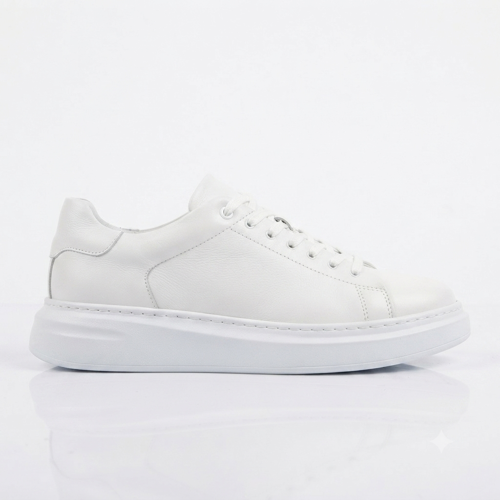 ZRK-XB2 Yüksek Kalite Alexandre Model Beyaz Erkek Premium Sneaker