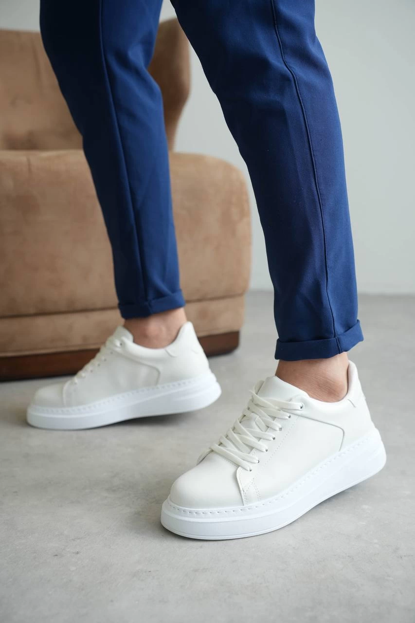 ZRK-B2 Beyaz Günlük Tarz Erkek Sneaker