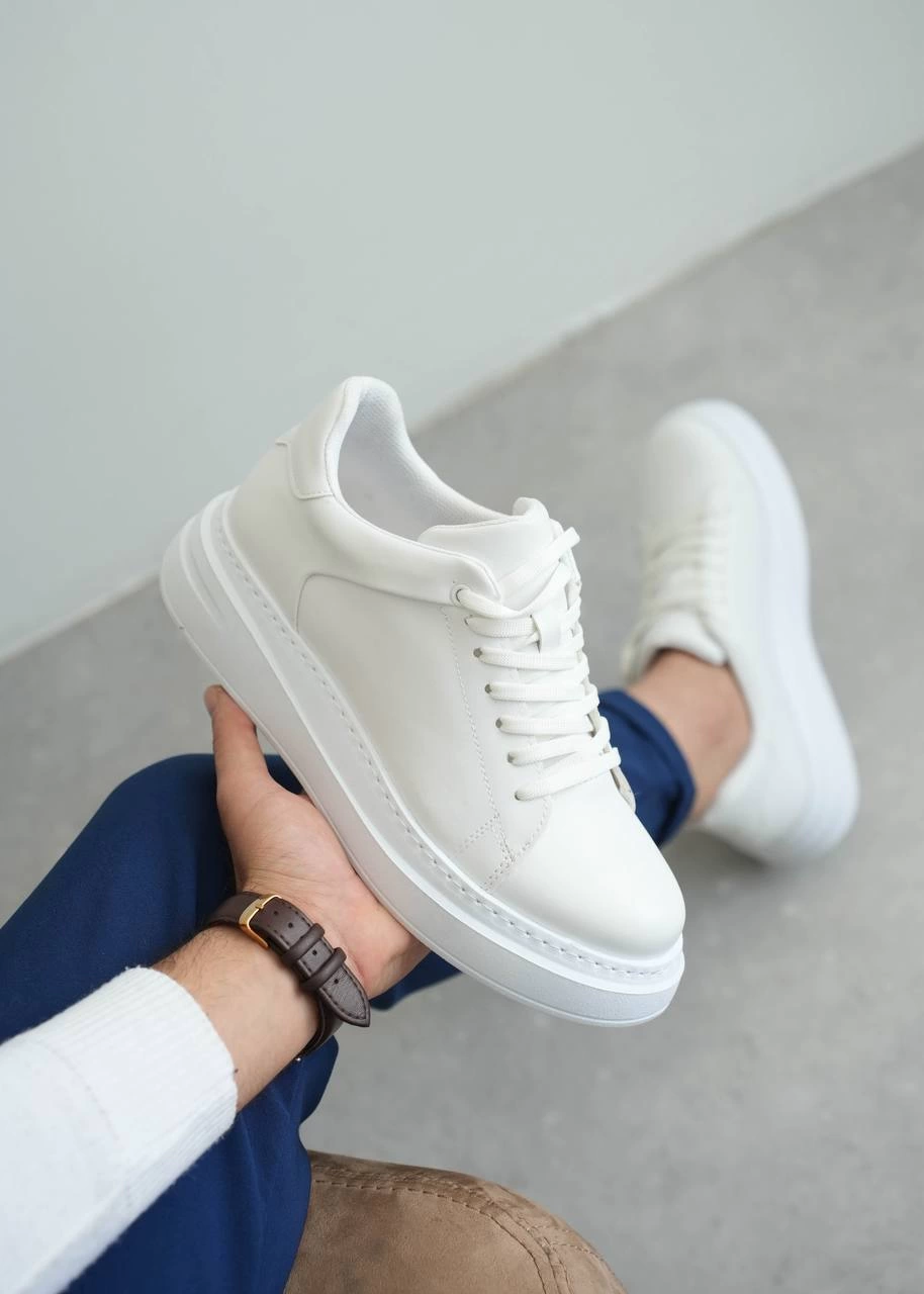 ZRK-B2 Beyaz Günlük Tarz Erkek Sneaker
