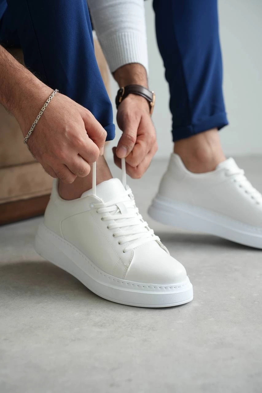 ZRK-B2 Beyaz Günlük Tarz Erkek Sneaker