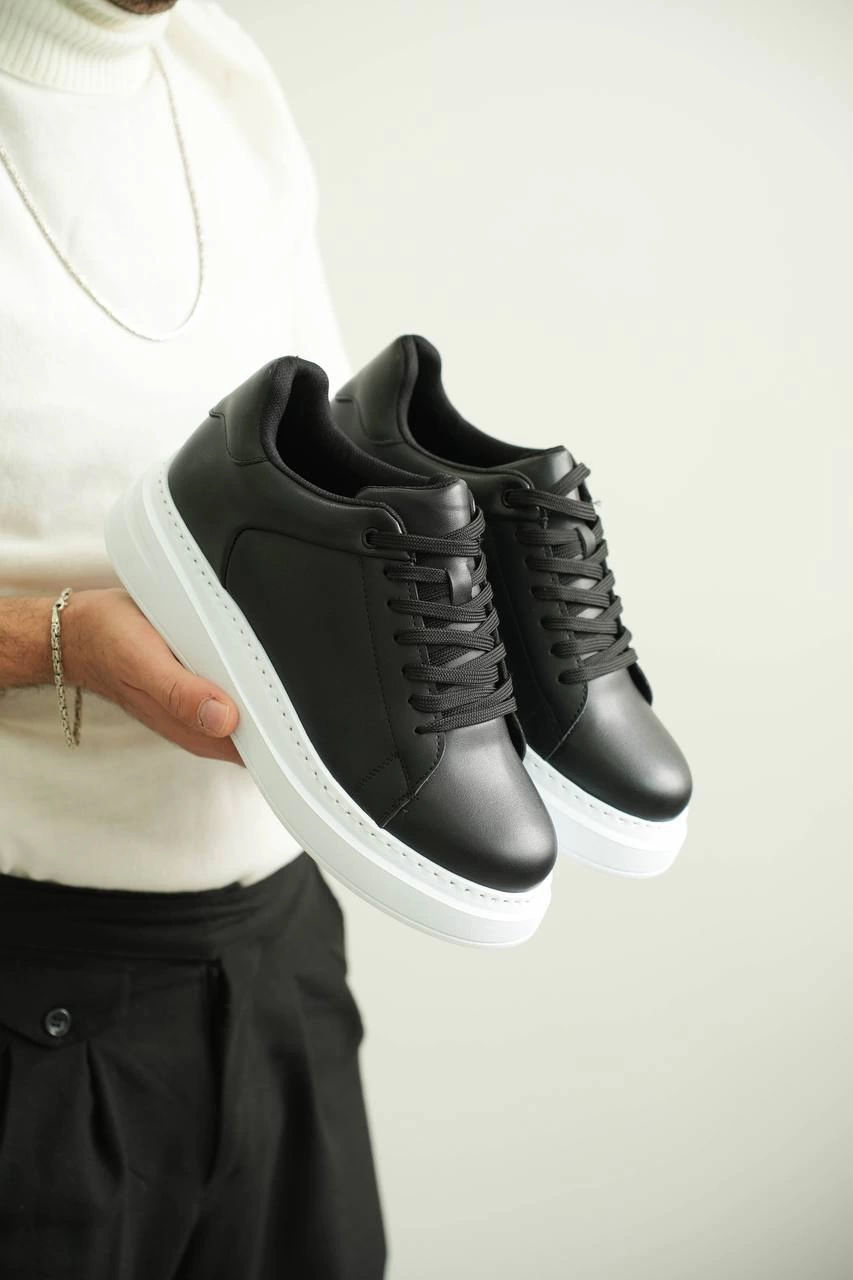 ZRK-B2 Siyah Beyaz Günlük Tarz Erkek Sneaker