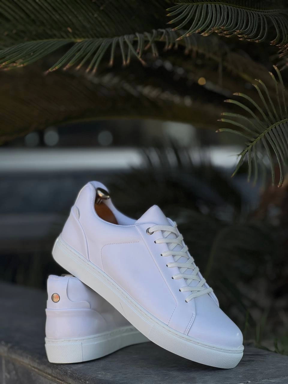 Vantex Premium Beyaz Günlük Erkek Sneaker