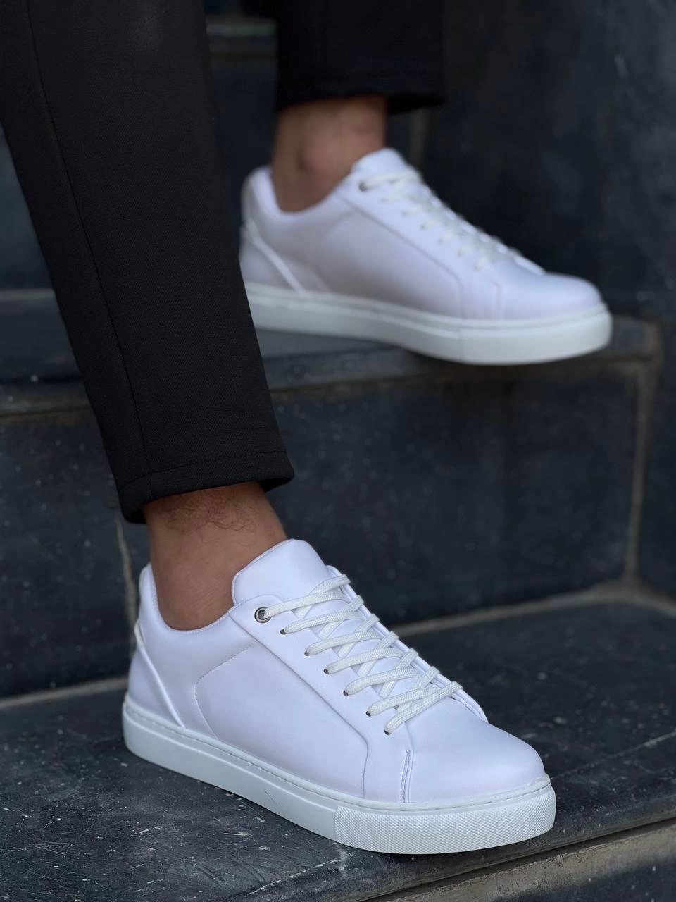 Vantex Premium Beyaz Günlük Erkek Sneaker