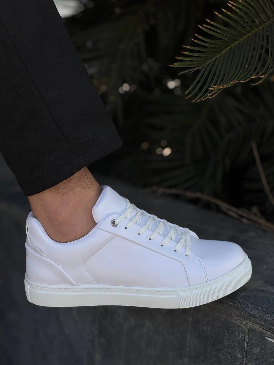 Vantex Premium Beyaz Günlük Erkek Sneaker
