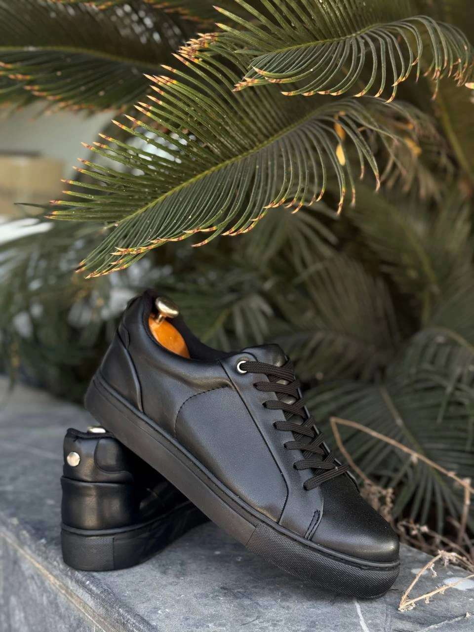 Vantex Premium Siyah Günlük Erkek Sneaker