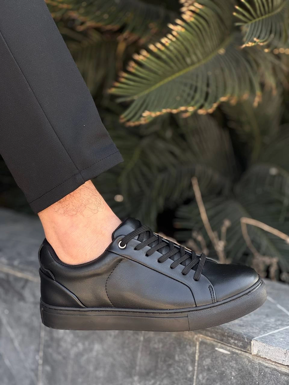 Vantex Premium Siyah Günlük Erkek Sneaker