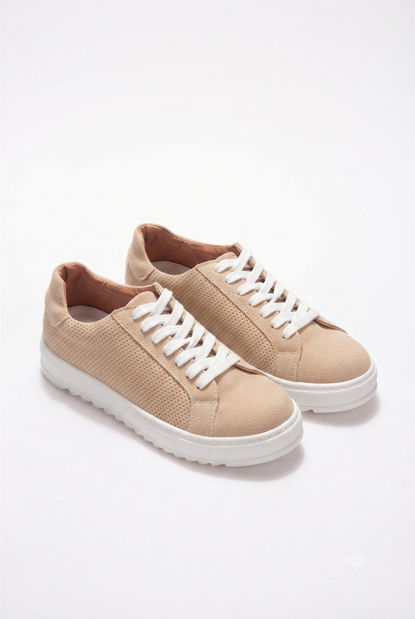 ZRK-XDX2 Exclusive Bej Süet Erkek Casual Ayakkabı