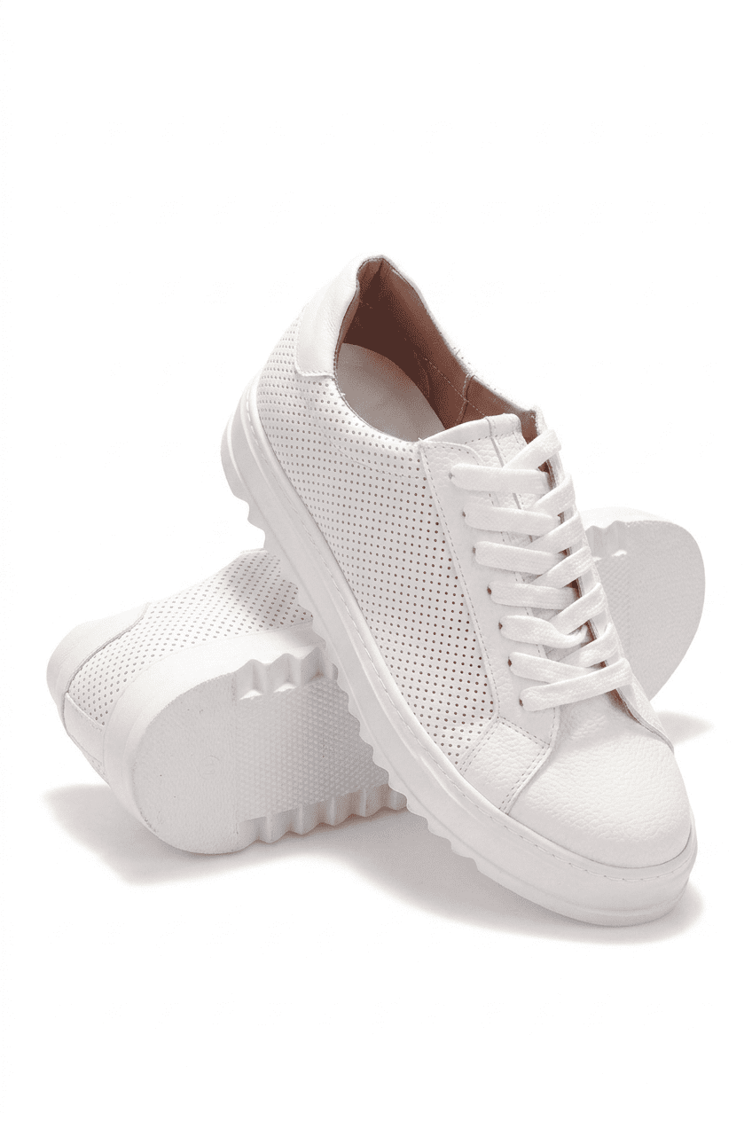 ZRK-DX2 Premium Beyaz Ortopedik Erkek Sneaker