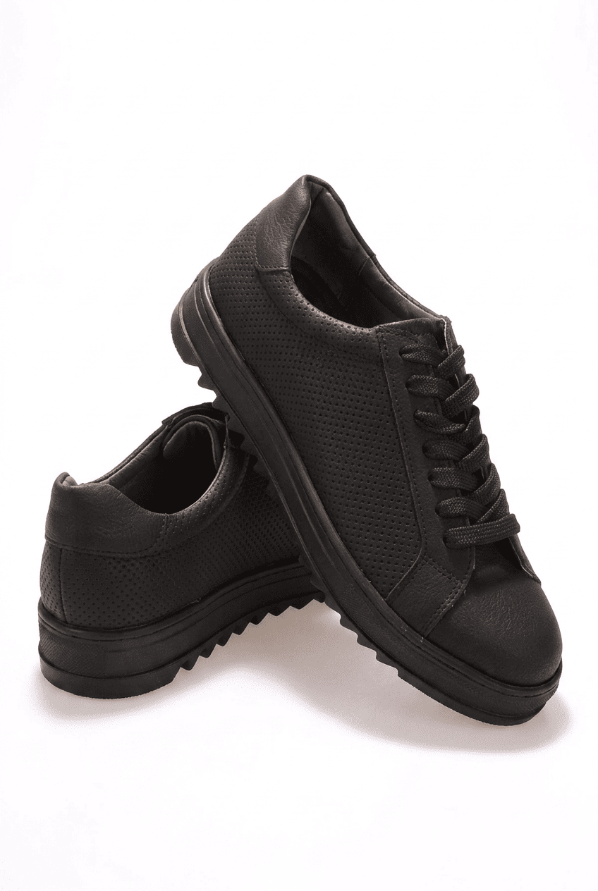 ZRK-DX2 Premium Siyah Ortopedik Erkek Sneaker