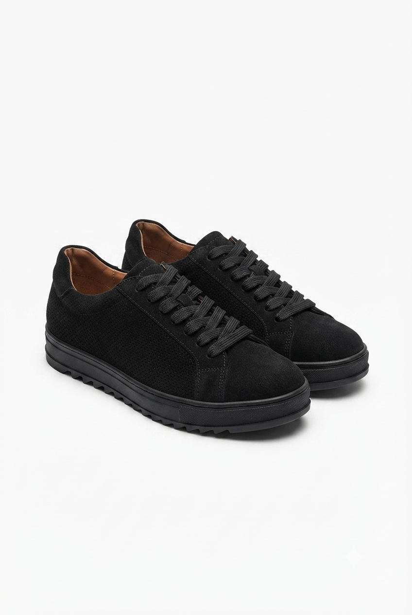 ZRK-XDX2 Exclusive Siyah Süet Erkek Casual Ayakkabı