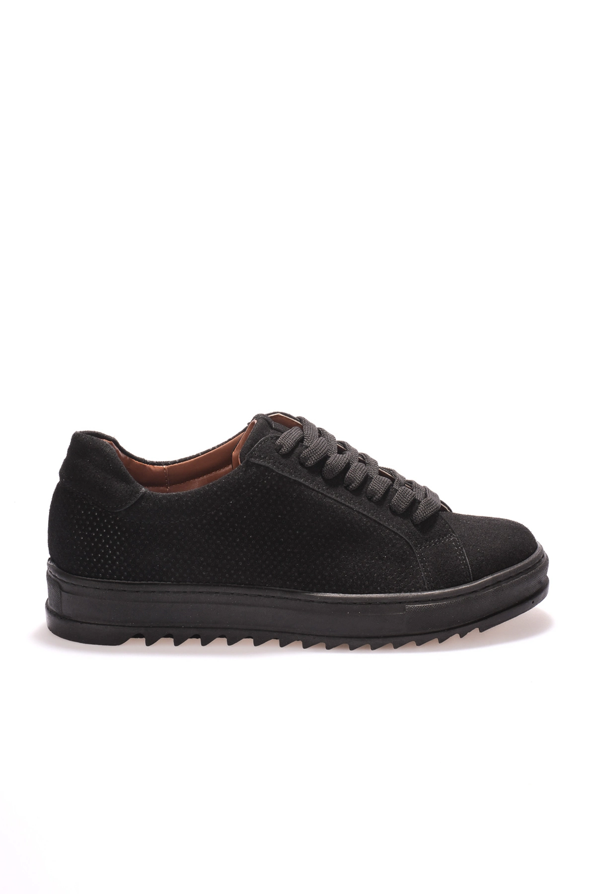 ZRK-DX2 Premium Siyah Süet Ortopedik Erkek Sneaker