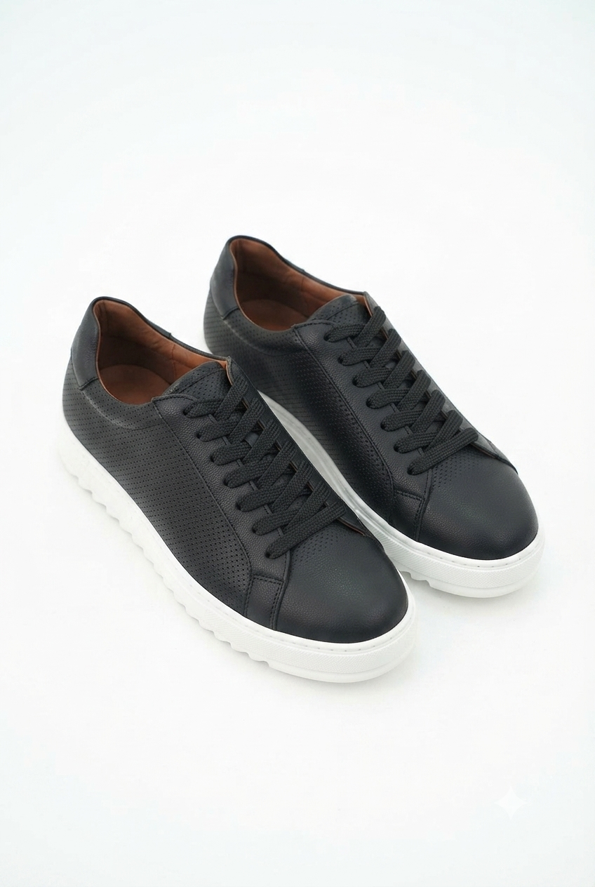 ZRK-XDX2 Exclusive Siyah Beyaz Erkek Casual Ayakkabı