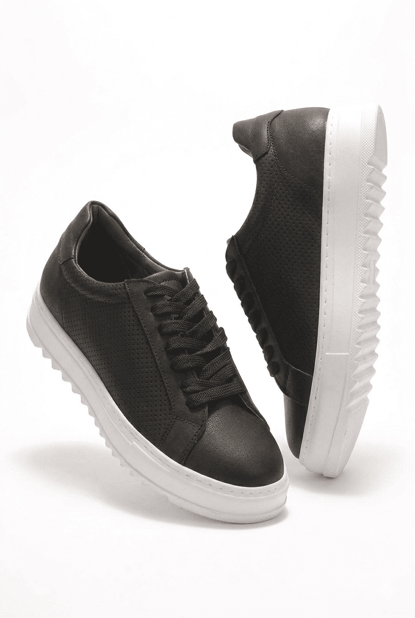 ZRK-DX2 Premium Siyah Beyaz Ortopedik Erkek Sneaker