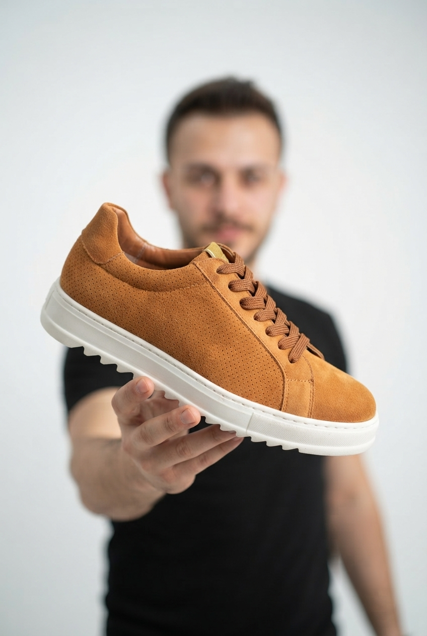 ZRK-XDX2 Exclusive Taba Süet Erkek Casual Ayakkabı