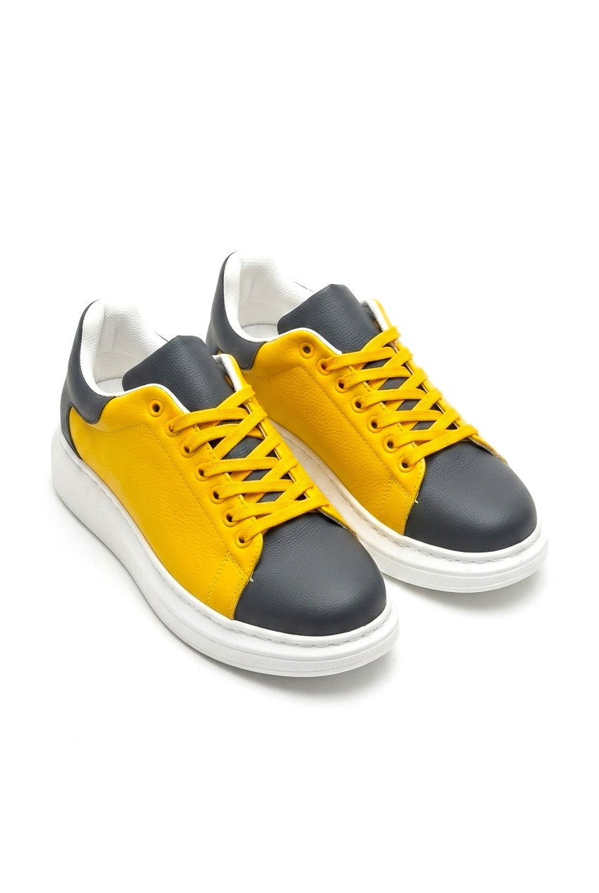 ZRK-Fans Taraftar Sarı Lacivert Bağcıklı Özel Seri Erkek Sneaker
