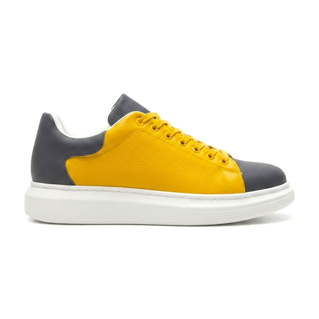 ZRK-Fans Taraftar Sarı Lacivert Bağcıklı Özel Seri Erkek Sneaker