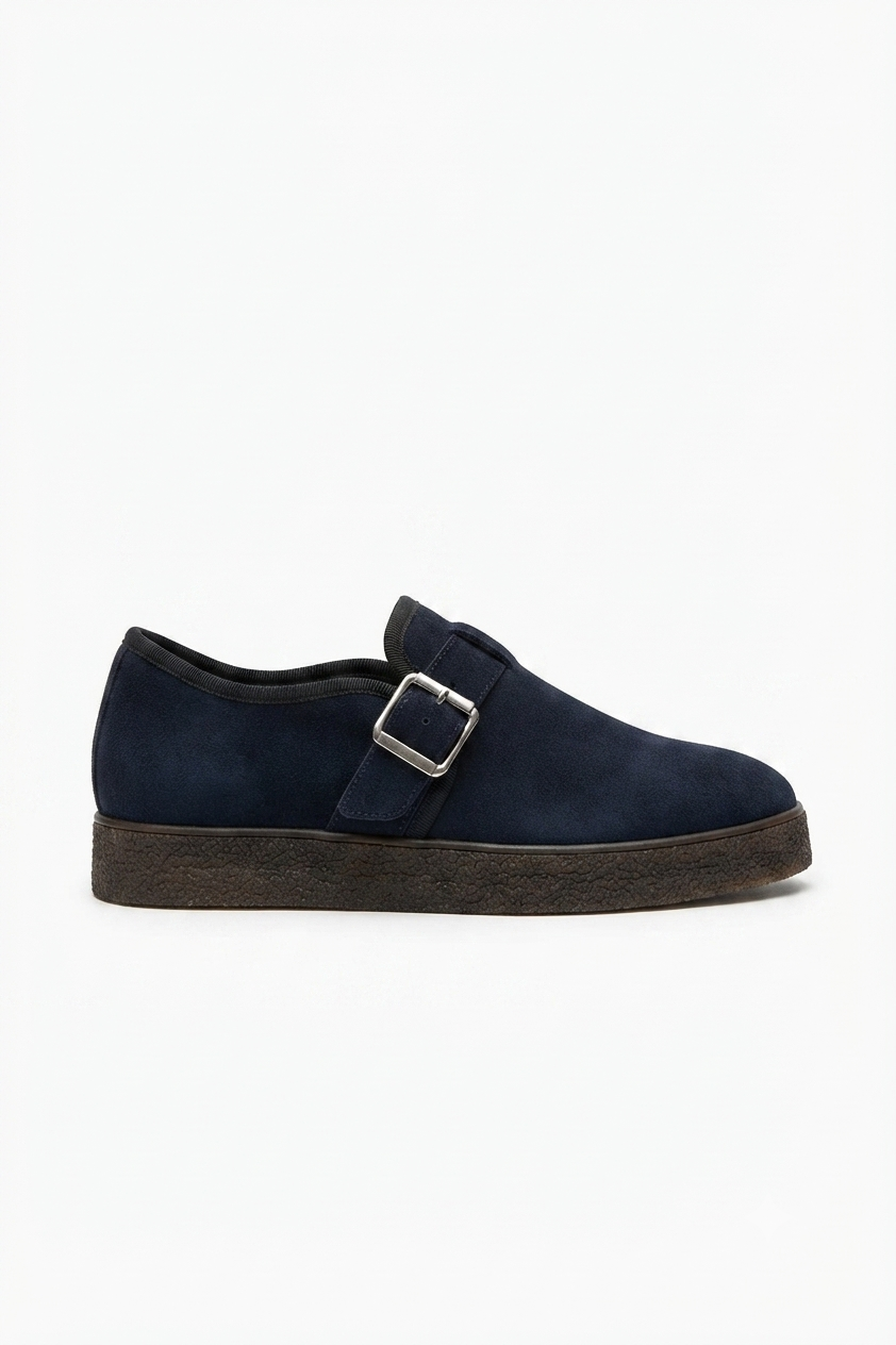 ZRK-KX1 Premium Lacivert Süet Kürklü Günlük Erkek Casual Ayakkabı