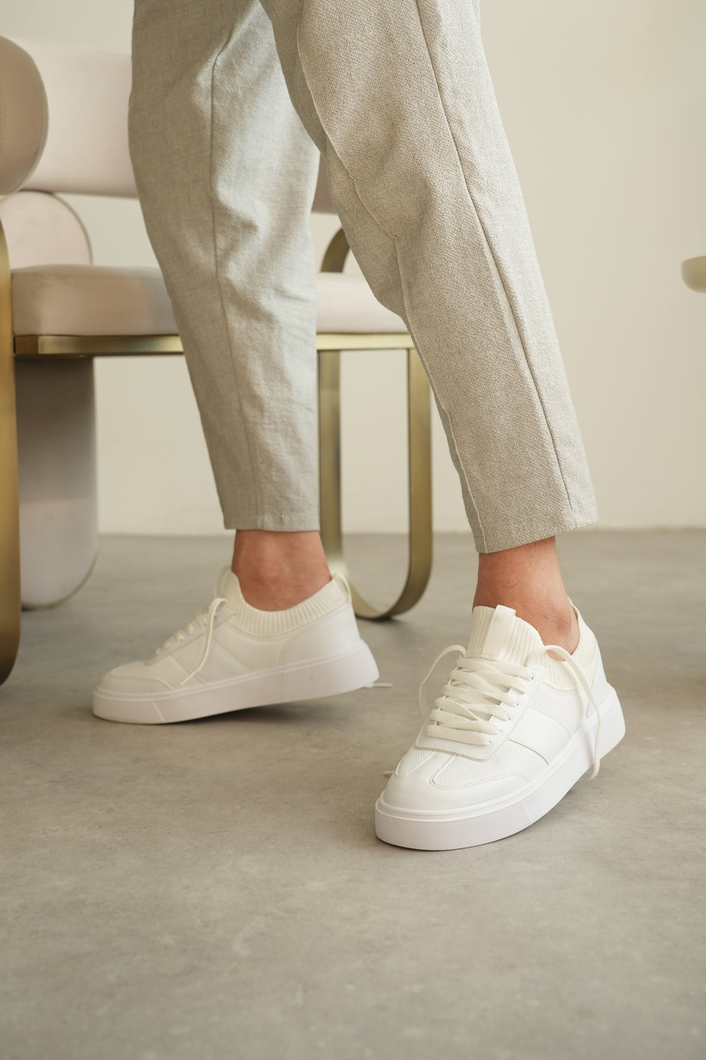 ZRK-N010 Premium Beyaz Günlük Casual Erkek Spor Ayakkabı