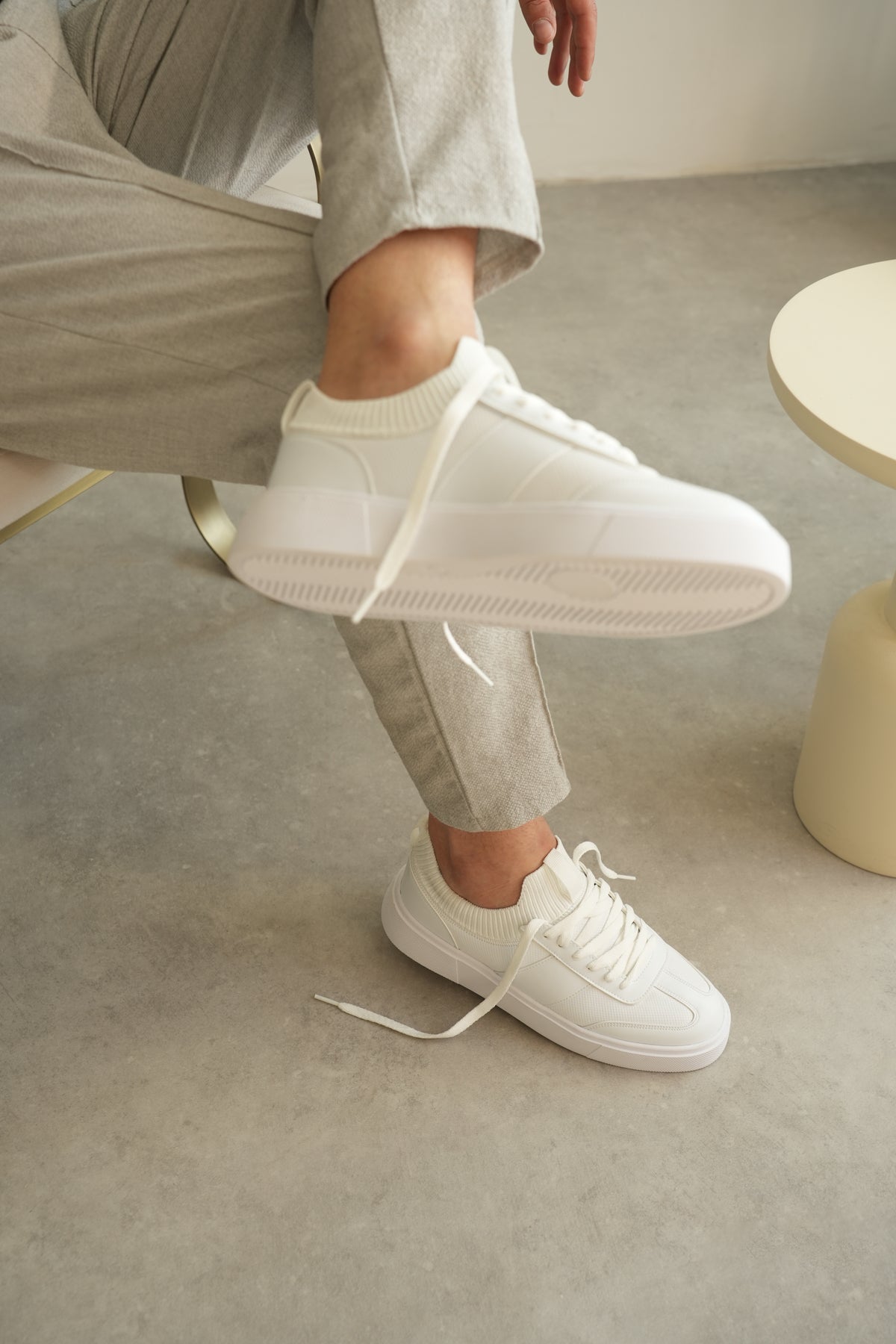 ZRK-N010 Premium Beyaz Günlük Casual Erkek Spor Ayakkabı