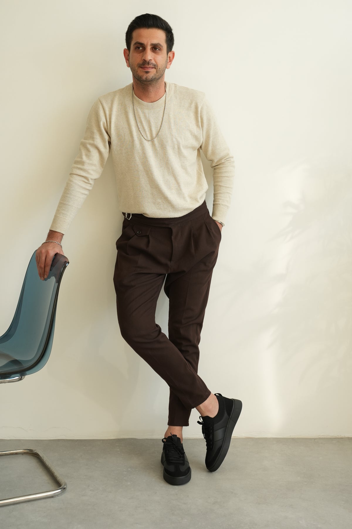 ZRK-N010 Premium Siyah Günlük Casual Erkek Spor Ayakkabı
