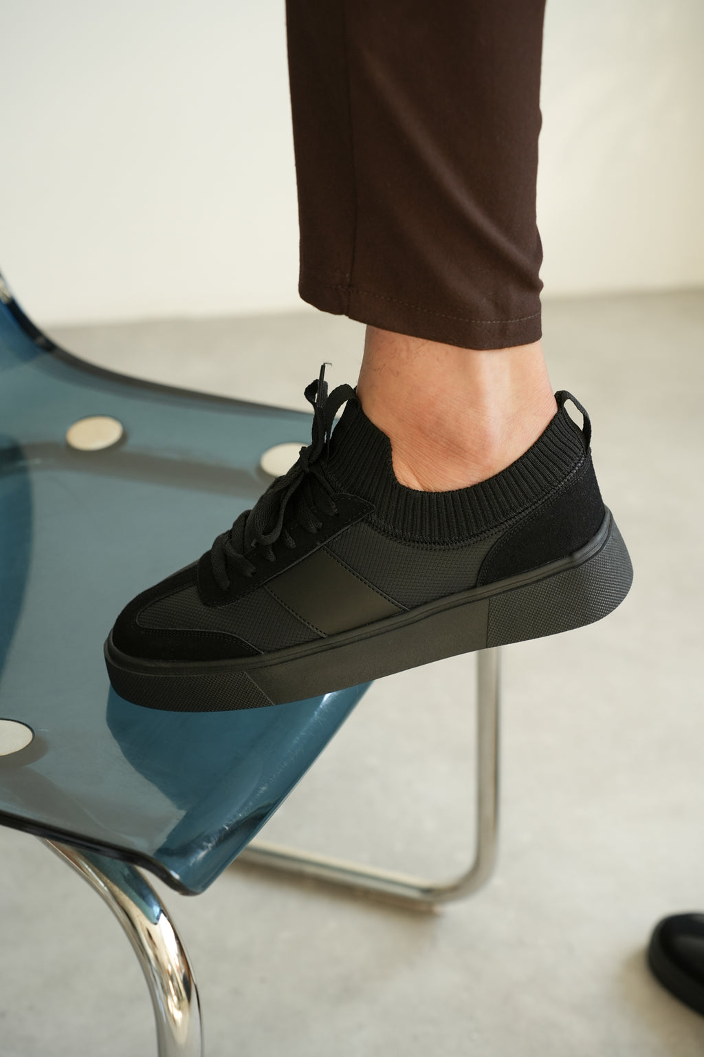 ZRK-N010 Premium Siyah Günlük Casual Erkek Spor Ayakkabı