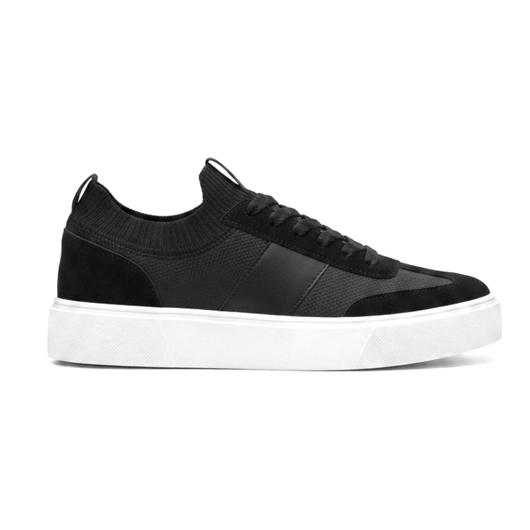 ZRK-N010 Premium Siyah Beyaz Günlük Casual Erkek Spor Ayakkabı