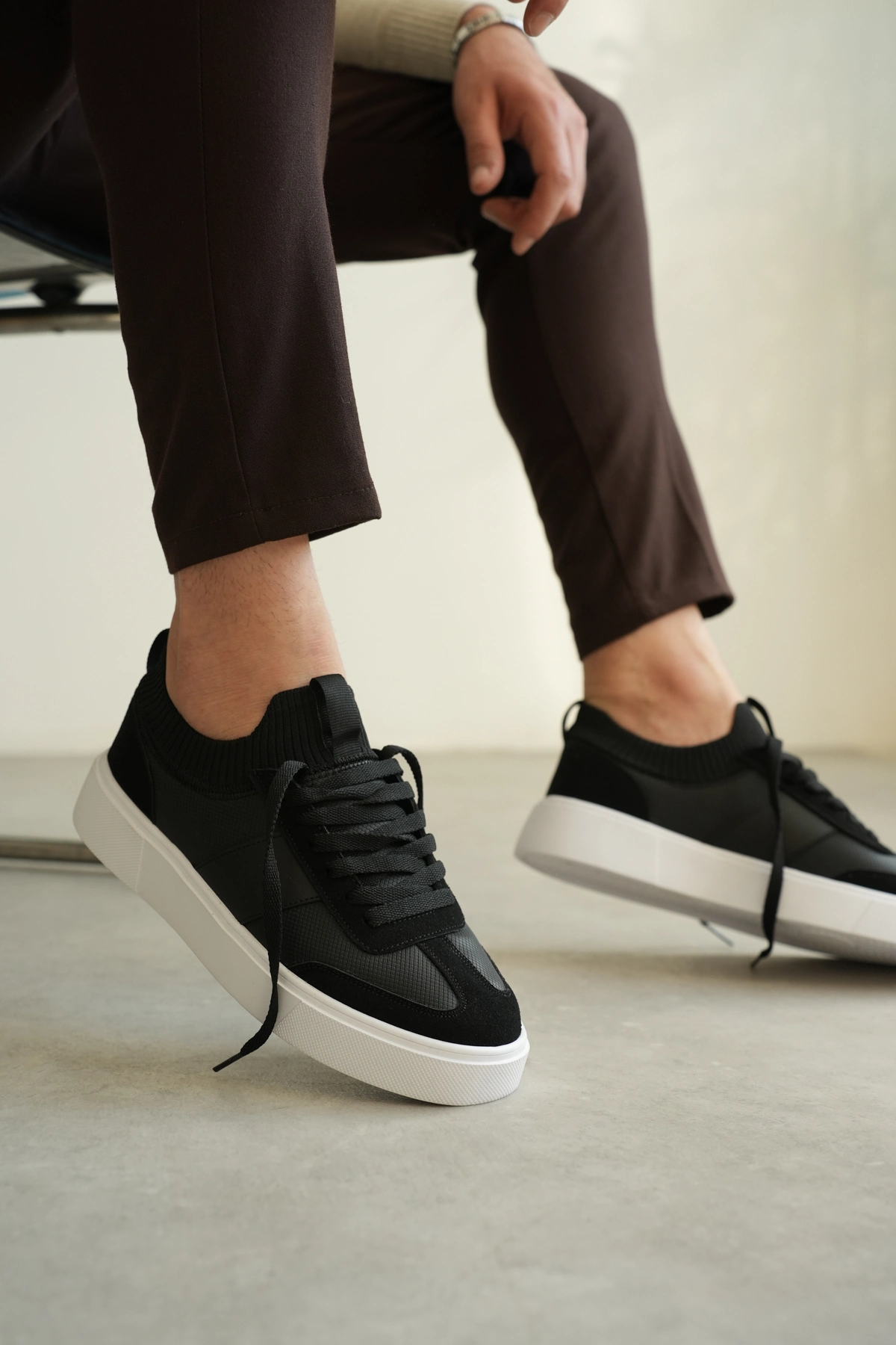 ZRK-010 Premium Elit Beyaz Günlük Erkek Sneaker