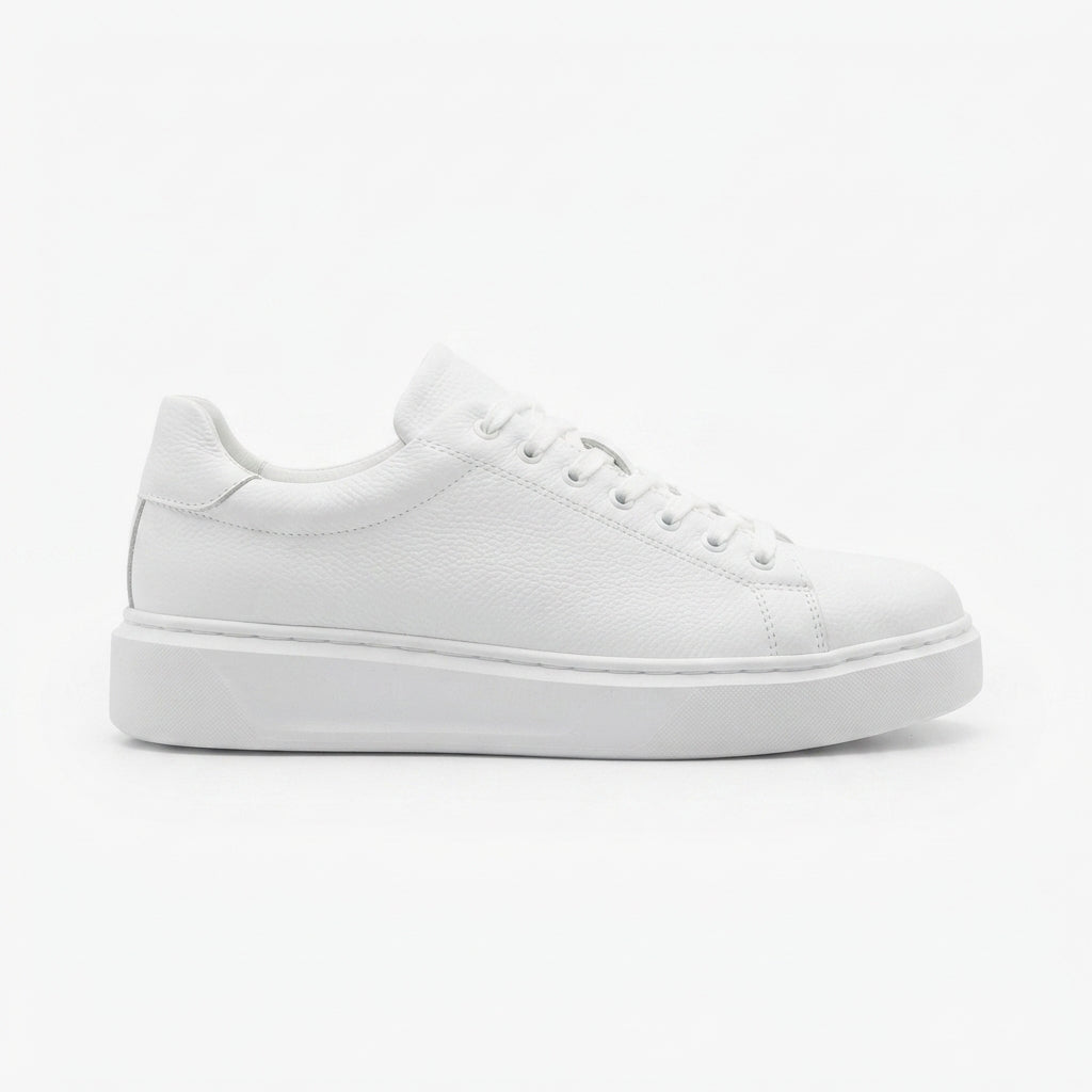 ZRK-N08 Yüksek Kalite Beyaz Bağcıklı Günlük Erkek Sneaker