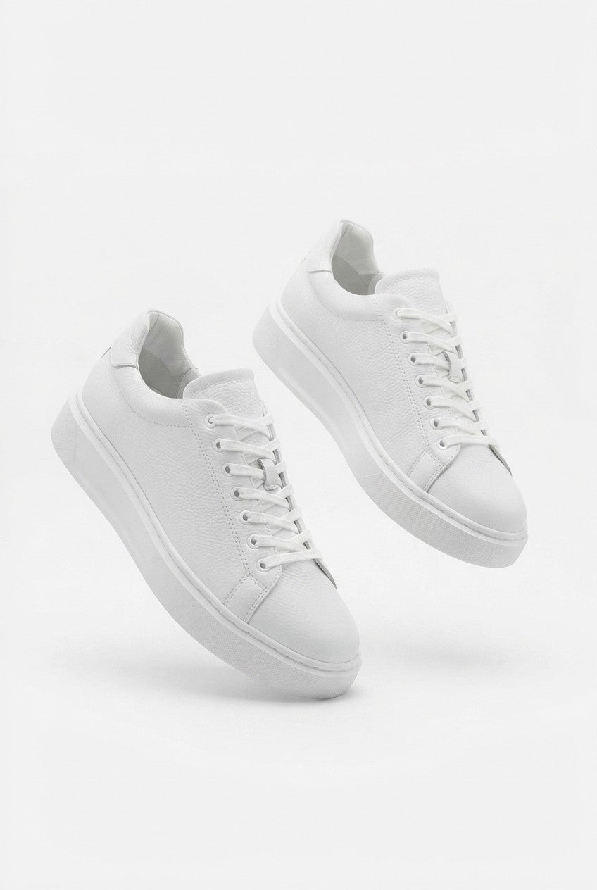 ZRK-N08 Yüksek Kalite Beyaz Bağcıklı Günlük Erkek Sneaker