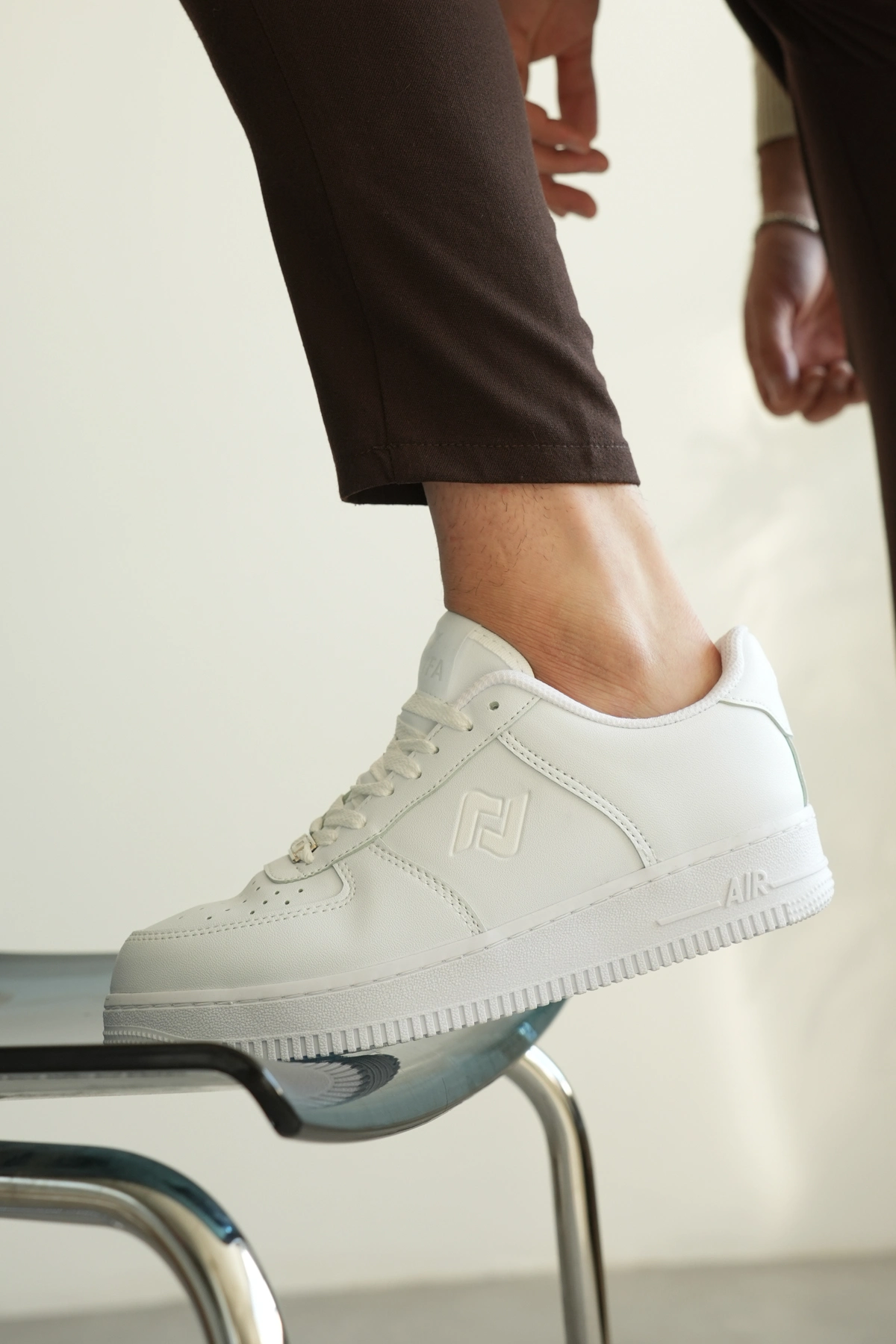 ZRK-N09 Premium Beyaz Günlük Erkek Sneakers